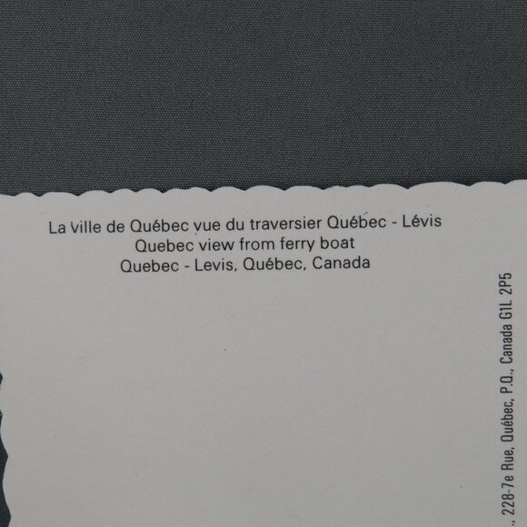 Vintage Postcard - Quebec City Ferry View - Dexter Press - Picture 3 of 4